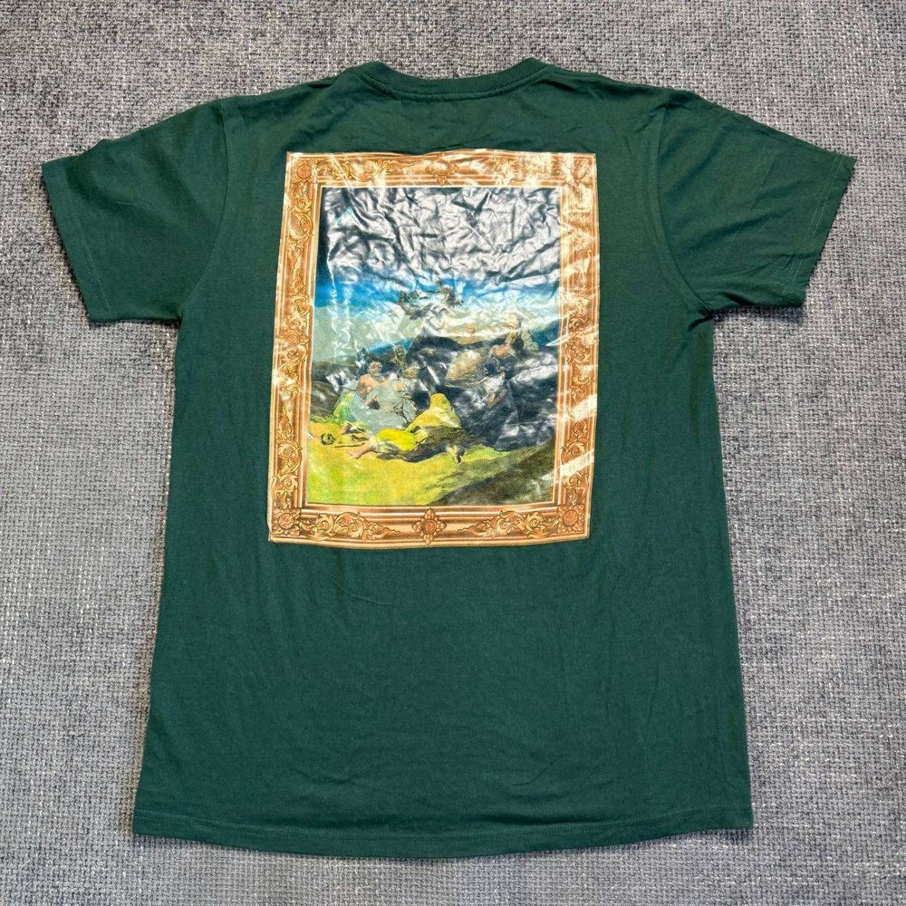 Return To Sender Witches Sabbath Goya Art T-Shirt Mens Medium Green Graphic Tee
